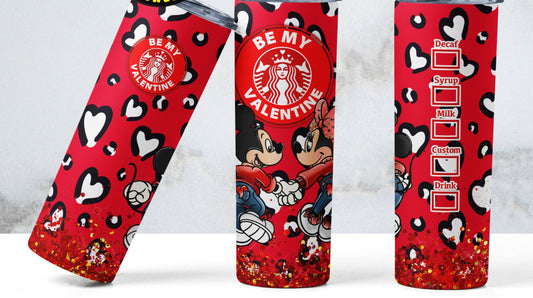 Mickey & Minnie Valentine Tumbler