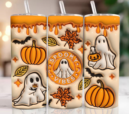 Spooky Vibes 3D Tumbler