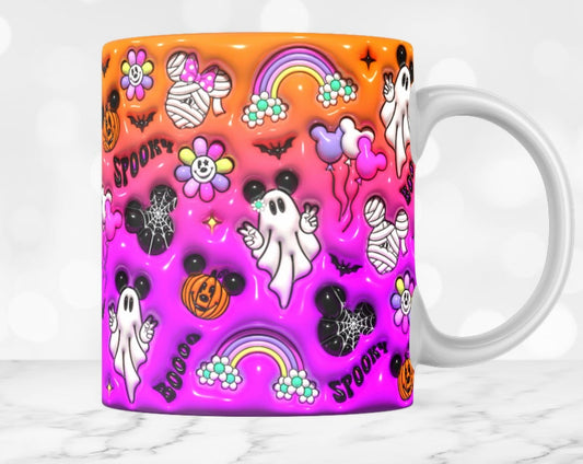 Mickey & Minnie Halloween Mug