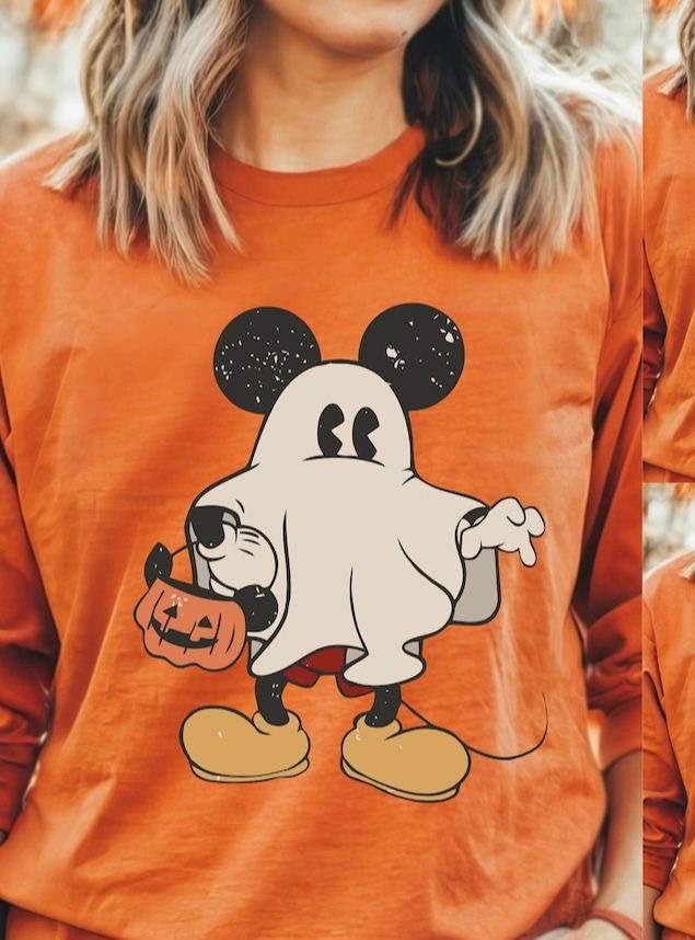 Mickey Ghost T shirt