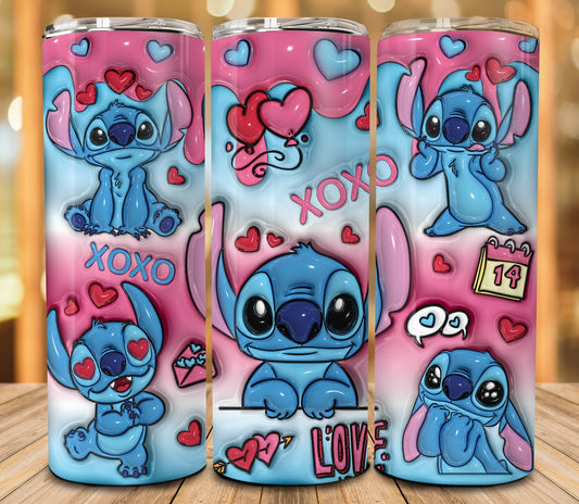 Stitch Valentine Tumbler