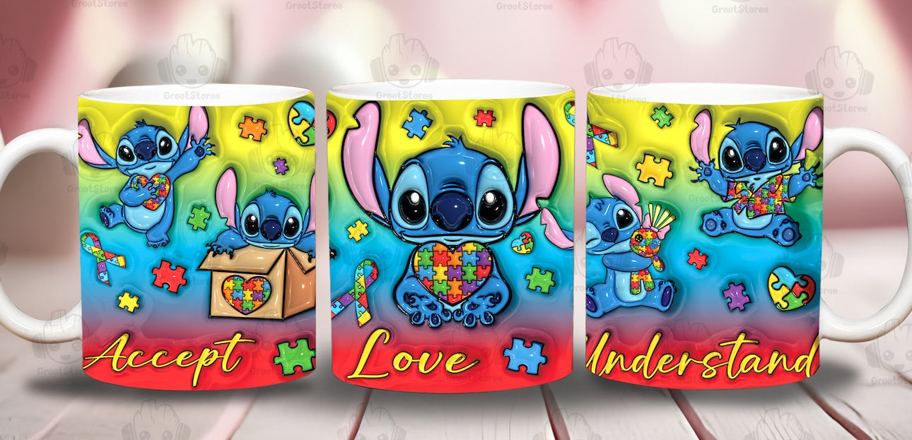 Autism Stitch Mug