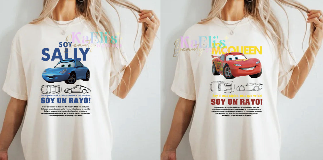 Mc Queen y Sally Couple T Shirt