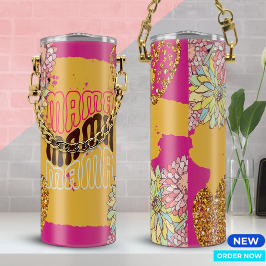 Mama Tumbler With Chain