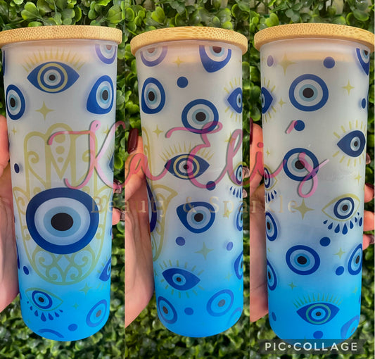 Evil eye Sublimation Tumbler